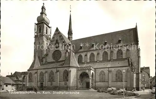 Tauberbischofsheim Kath Stadtpfarrkirche Kat. Tauberbischofsheim