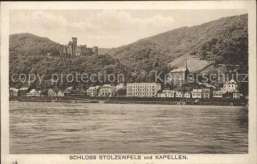 Stolzenfels Burg Stolzenfels und Kapellen Kat. Koblenz Rhein