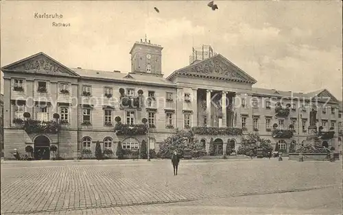 Karlsruhe Baden Rathaus