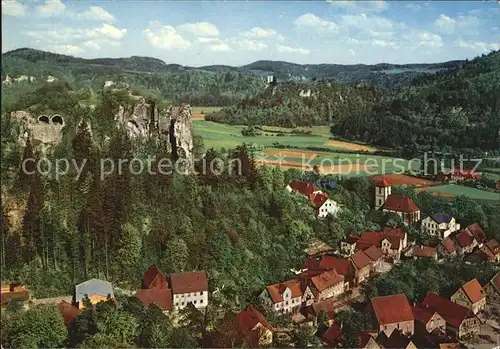 Altendorf Bamberg Streitberg mit Streitburg und Ruine Neideck Kat. Altendorf