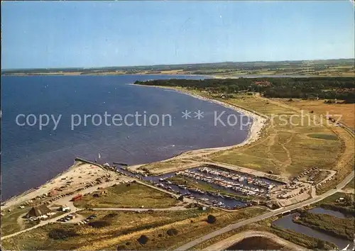 Hohwacht Ostseebad Fliegeraufnahme Hafen Lippe Kat. Hohwacht (Ostsee)