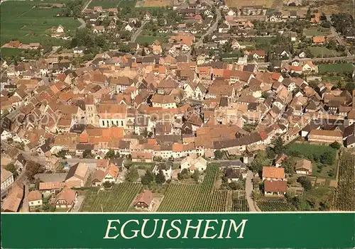 Eguisheim Haut Rhin Fliegeraufnahme Kat. Eguisheim