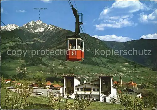 Dorf Tirol Talstation Seilbahn Kat. Tirolo