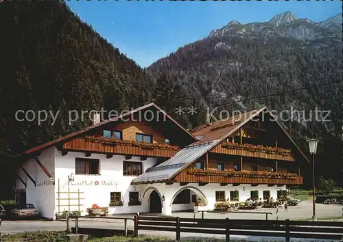 Unterleutasch Gasthof Muehle Kat. Leutasch Tirol