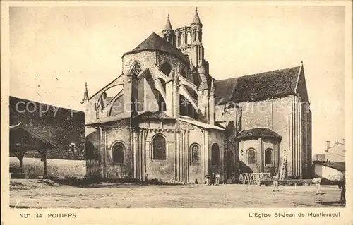 Poitiers Vienne Eglise Saint Jean de Montierneuf Kat. Poitiers