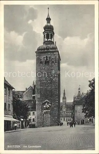 Bautzen Lauenturm Rathaus Silesia Karte Nr 1140 Kat. Bautzen