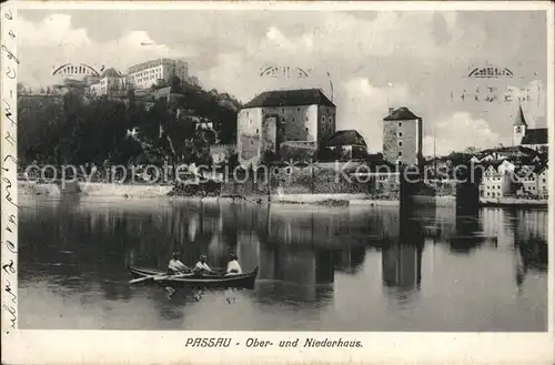 Passau Ober und Niederhaus Veste Kat. Passau