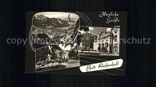 Bad Reichenhall Predigtstuhlbahn Kurhaus Kurgarten Kat. Bad Reichenhall