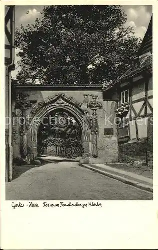 Goslar Tor zum Frankenberger Kloster Kat. Goslar