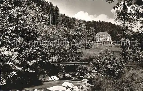 Lierbach Erholungsheim der Deutschen Postgewerkschaft Haus Wasserfall Kat. Oppenau