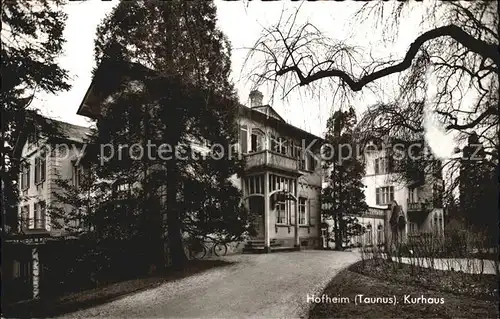 Hofheim Taunus Kurhaus Kat. Hofheim am Taunus