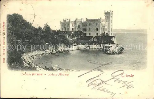Trieste Castello Miramar Schloss Kat. Trieste