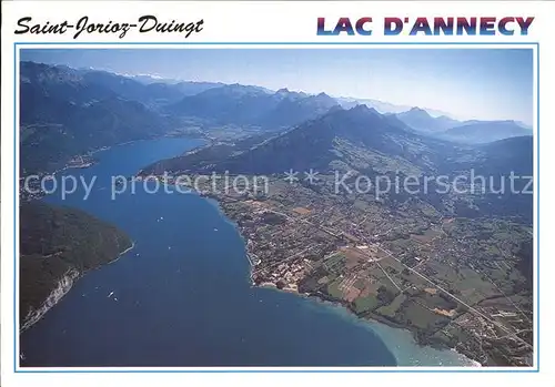 Saint Jorioz Duingt Roc de Chere Lac d Annecy Alpes vue aerienne Kat. Saint Jorioz