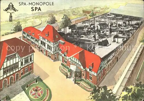 Spa Liege Spa Monopole Kuensterkarte Kat. 