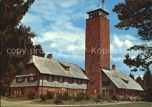 Fohrenbuehl Gedaechtnishaus Aussichtsturm Schwarzwald Kat. Lauterbach