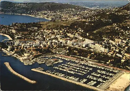 Beaulieu sur Mer Port de plaisance Ville Rade de Villefranche vue aerienne Kat. Beaulieu sur Mer