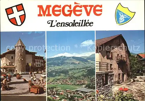 Megeve Ortspartie Panorama Kat. Megeve