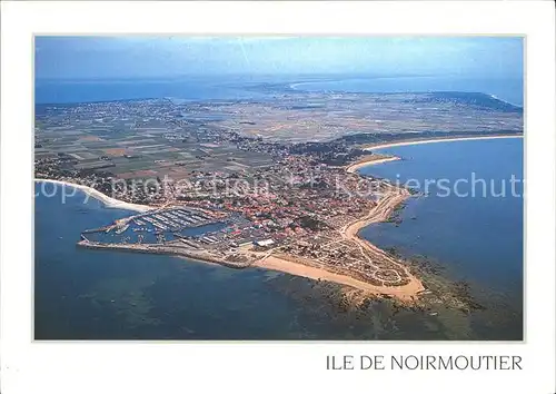 Ile de Noirmoutier La Pointe et le Port de l Herbaudiere vue aerienne Kat. Noirmoutier en l Ile