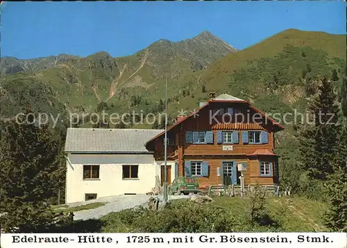Rottenmann Steiermark Edelraute Huette Grosser Boesenstein Kat. Rottenmann