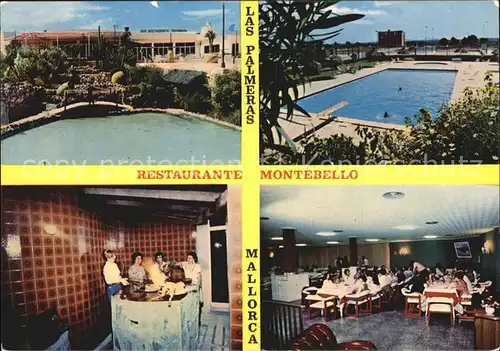 Las Palmas Gran Canaria Restaurante Montebello Parrilla Grill Swimming Pool Kat. Las Palmas Gran Canaria