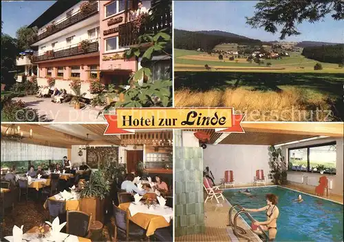 Althof Hotel Restaurant Pension zur Linde Hallenbad Landschaft