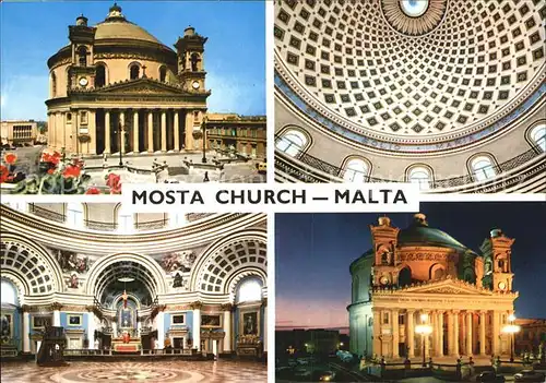 Malta Mosta Church Kirche Kat. Malta