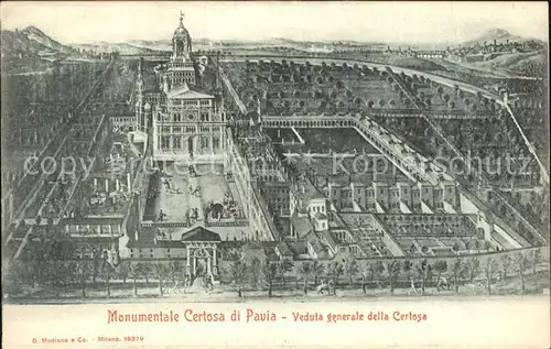 Pavia Monumentale Certosa Kat. Pavia