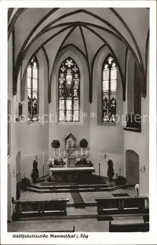 Marienthal Rheingau Inneres der Wallfahrtskirche Kat. Ruedesheim am Rhein