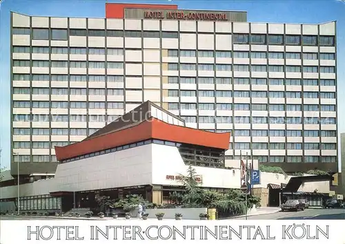 Koeln Rhein Hotel Inter Continental Kat. Koeln