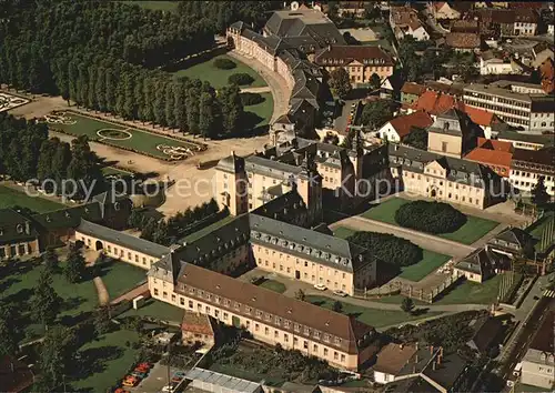 Schwetzingen Fliegeraufnahme Schloss Kat. Schwetzingen