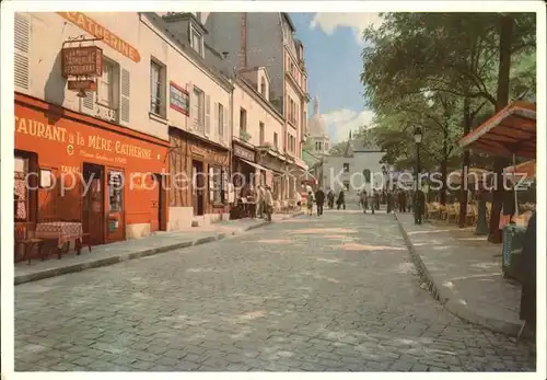 Paris La Place du Tertre Kat. Paris