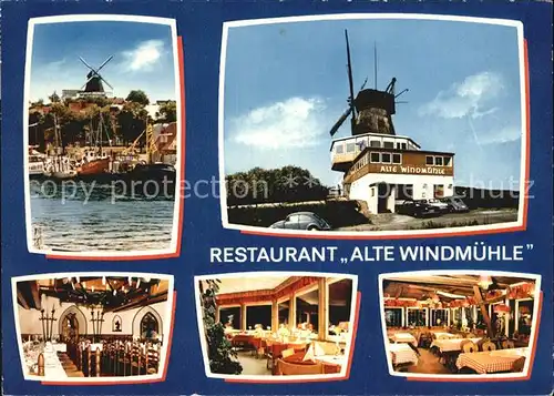 Laboe Restaurant Cafe Alte Windmuehle Kat. Laboe
