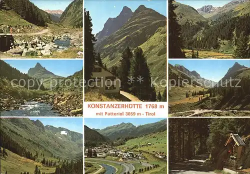 St Anton Arlberg Konstanzer Huette  mit Patteriol Kat. St. Anton am Arlberg