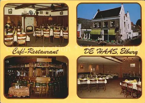 Elburg Cafe Restaurant De Haas Kat. Niederlande
