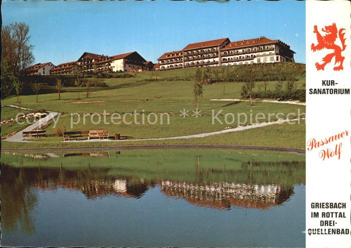 Griesbach Rottal Kur Sanatorium Passauer Wolf Kat Bad Griesbach I