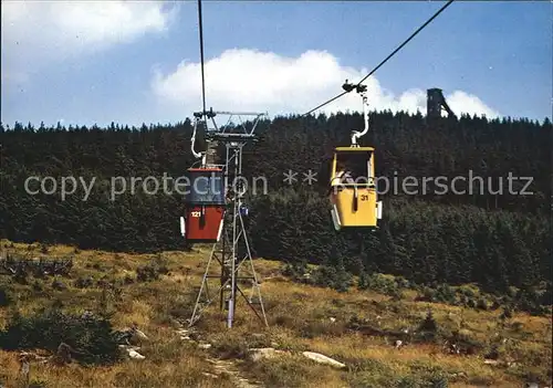 Braunlage Wurmberg Seilbahn Kat. Braunlage Harz