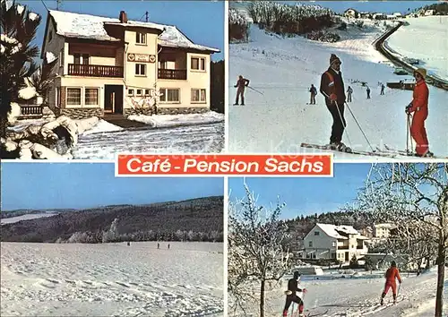 Schmitten Taunus Cafe Pension Sachs Ski Kat. Schmitten