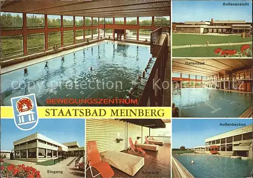 Bad Meinberg Bewegungszentrum Eingang Solarium Hallenbad Aussenbecken  Kat. Horn Bad Meinberg