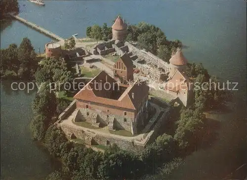 Trakai Fliegeraufnahme Wasserburg Kat. Trakai