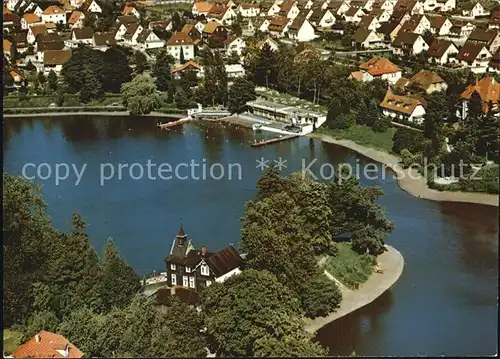 Herzberg Harz Fliegeraufnahme Jues See Kat. Herzberg am Harz