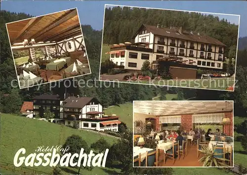 Gras Ellenbach Hotel Cafe Gassbachtal Kat. Grasellenbach