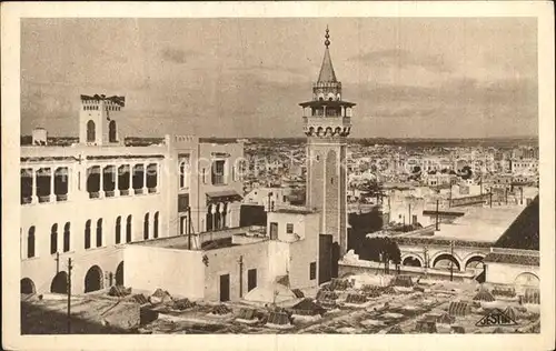Tunis Mosquee panoramique Kat. Tunis