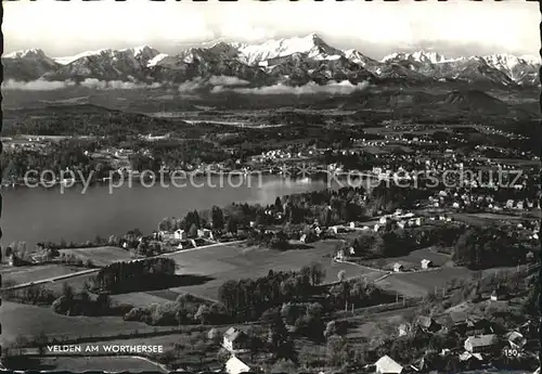 Velden Woerther See Panorama Kat. Velden am Woerther See