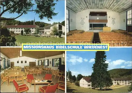 Bergneustadt Missionshaus Bibelschule Wiedenest Versammlungs und Gastraum Kat. Bergneustadt