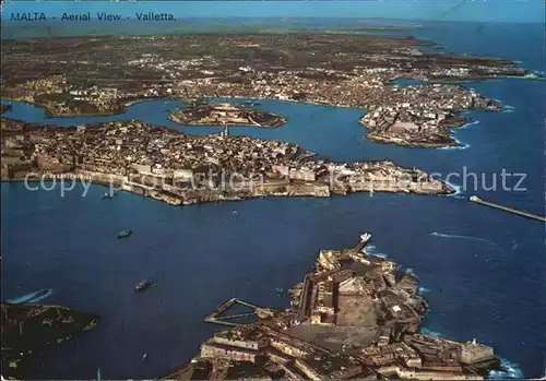 Valletta Malta Fliegeraufnahme Kat. Malta