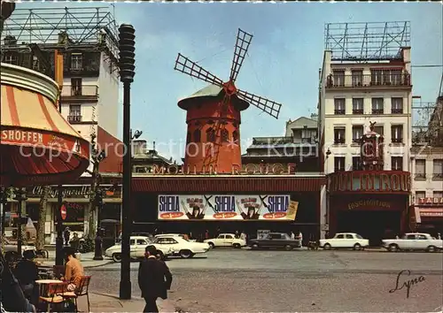 Paris Montmartre Le Moulin Rouge Kat. Paris