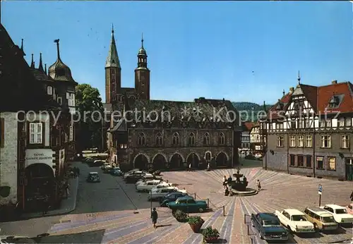 Goslar Rathaus Marktplatz Kirche Kat. Goslar