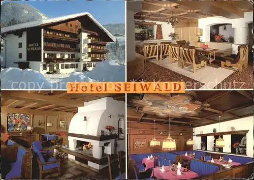 Kirchdorf Tirol Hotel Seiwald Gast und Aufenthaltsraum Kat. Kirchdorf in Tirol Wilder Kaiser