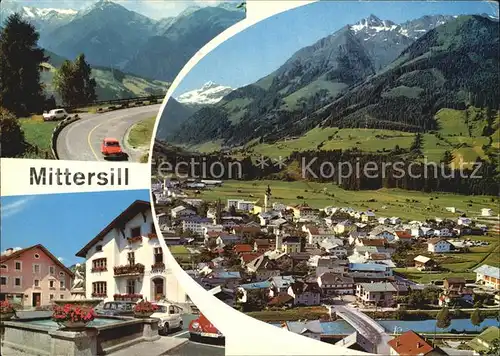 Mittersill Oberpinzgau Pass Thurnstrasse Hauptplatz Stadtblick Pihapper Kat. Mittersill