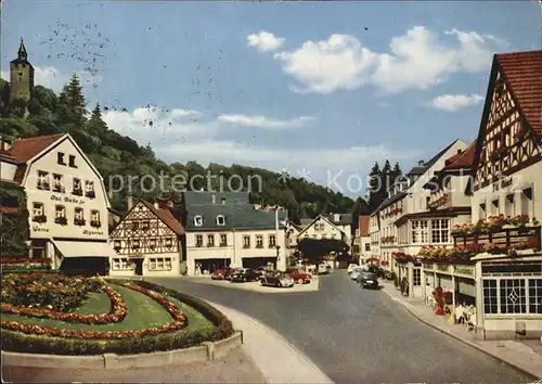 Bad Berneck Marktplatz Kat. Bad Berneck Fichtelgebirge